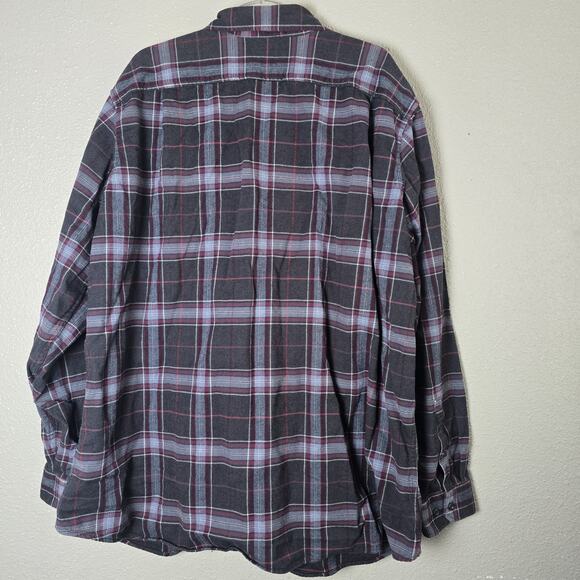Bundle 2 Eddie Bauer Men's Button-Down Long Sleeve Plaid Flannel Size TXXXL Pack - Picture 11 of 15
